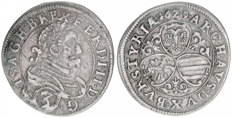 Ferdinand II. 1619-1637
Groschen, 1629. 1,87g
ss