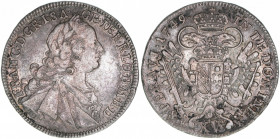 Franz I. Stephan 1745-1765
15 Kreuzer, 1749 KB. Kremnitz
5,94g
ANK 15
ss+