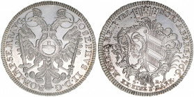 Joseph II. 1780-1790
1/2 Taler, 1766. Nürnberg
13,99g
Kellner 354
stfr
