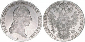 Kaiser Franz (II.) I.1792-1835
Taler, 1823 A. Wien
28,06g
ANK 62
ss/vz