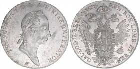 Kaiser Franz (II.) I.1792-1835
Taler, 1825 B. Kremnitz
28,12g
ANK 63
ss/vz