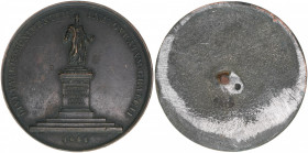 Kaiser Franz (II.) I.1792-1835
Medaille einseitig - unedel, 1841. Franz Monument
49,42g
ss