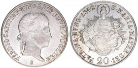 Kaiser Ferdinand I. 1835-1848
20 Kreuzer, 1842 B. Kremnitz
6,67g
ANK 15
ss/vz