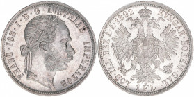 Kaiser Franz Joseph I. 1848-1916
1 Gulden, 1892. Wien
12,43g
vz-