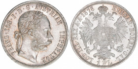 Kaiser Franz Joseph I. 1848-1916
1 Gulden, 1878. Wien
12,36g
vz-