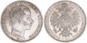 Kaiser Franz Joseph I. 1848-1916
1 Gulden, 1859 E. Karlsburg
12,42g
ss/vz