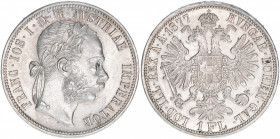 Kaiser Franz Joseph I. 1848-1916
1 Gulden, 1877. Wien
12,35g
vz-