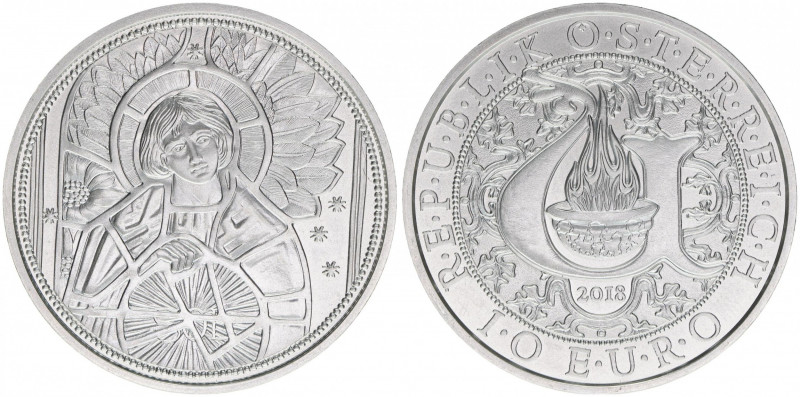 Sondergedenkmünze
2. Republik ab 1945. 10 Euro, 2018. Uriel - Der Lichtengel
Wie...