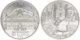 Sondergedenkmünze
2. Republik ab 1945. 10 Euro, 2004. Schloss Hellbrunn
Wien
16g
ANK 5
stfr