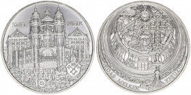 Sondergedenkmünze
2. Republik ab 1945. 10 Euro, 2007. Stift Melk
Wien
16g
ANK 11
stfr