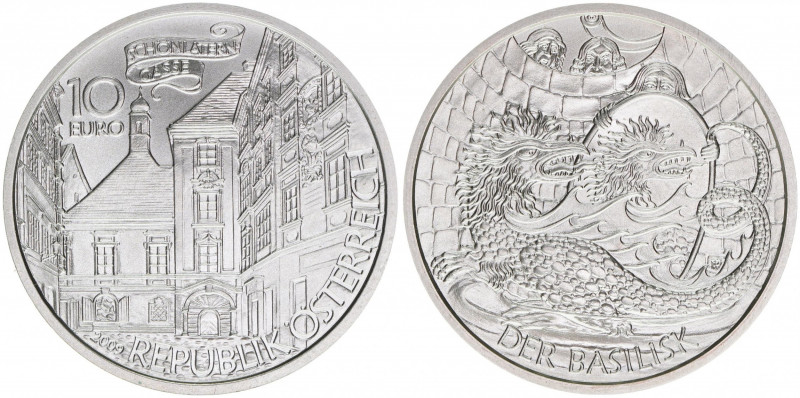 Sondergedenkmünze
2. Republik ab 1945. 10 Euro, 2009. Sagen und Legenden - Der B...
