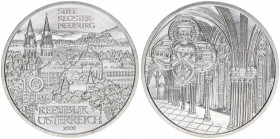 Sondergedenkmünze
2. Republik ab 1945. 10 Euro, 2008. Stift Klosterneuburg
Wien
16g
ANK 13
stfr