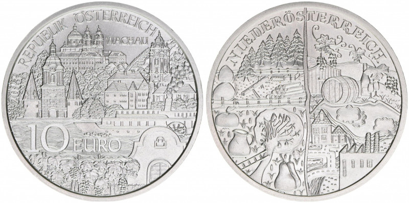 Sondergedenkmünze
2. Republik ab 1945. 10 Euro, 2013. Bundesland Niederösterreic...