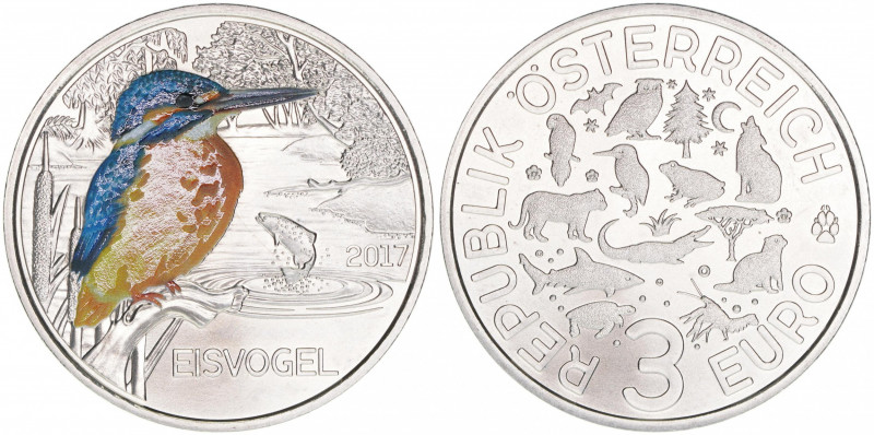Sondergedenkmünze Farbdruck Serie "Die bunte Welt der Tiere"
2. Republik ab 1945...