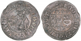 Leonhard von Keutschach 1495-1519
Erzbistum Salzburg. Batzen, 1500. Salzburg
3,06g
Zöttl 60, Probszt 99
vz-