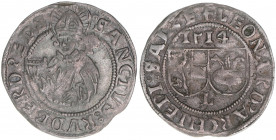 Leonhard von Keutschach 1495-1519
Erzbistum Salzburg. Batzen, 1514. Salzburg
3,11g
Zöttl 67, Probszt 107
ss+