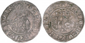Leonhard von Keutschach 1495-1519
Erzbistum Salzburg. Batzen, 1514. Salzburg
3,07g
Zöttl 67, Probszt 107
ss+