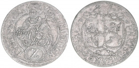 Paris Graf Lodron 1619-1653
Erzbistum Salzburg. 2 Kreuzer, 1623. Typ 1 - sehr selten
Salzburg
1,06g
Zöttl 1618, Probszt 1315
ss