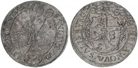 Paris Graf Lodron 1619-1653
Erzbistum Salzburg. 12 Kipperkreuzer, 1622. sehr selten
Salzburg
1,62g
Zöttl 1730, Probszt 1417
ss+