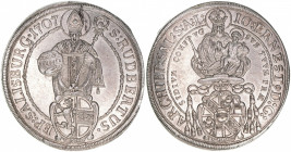 Johann Ernst Graf Thun-Hohenstein 1687-1709
Erzbistum Salzburg. Taler, 1707. Salzburg
28,81g
Zöttl 2179, Probszt 1813, Dav.1234
vz-