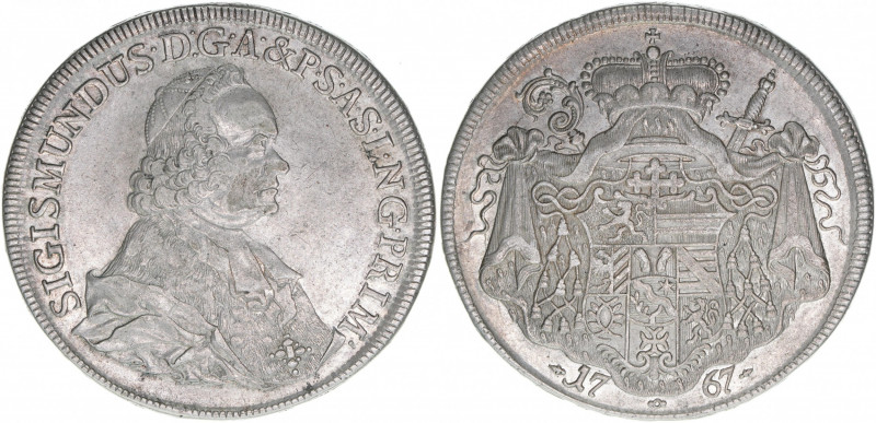 Sigismund III. Graf Schrattenbach 1753-1771
Erzbistum Salzburg. Randsschrifttale...