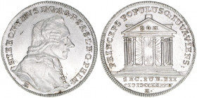 Hieronymus Graf Colloredo 1772-1803
Erzbistum Salzburg. 10 Kreuzer, 1782. Salzburg
3,87g
Zöttl 3191, Probszt 2422
vz