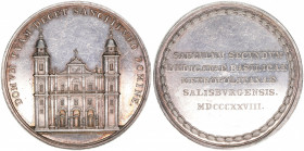 Franz Joseph I.
Salzburg. Silbermedaille, 1828. auf das 200jährige Jubiläum des Salzburger Domes
Salzburg
26,31g
Macho 28
vz