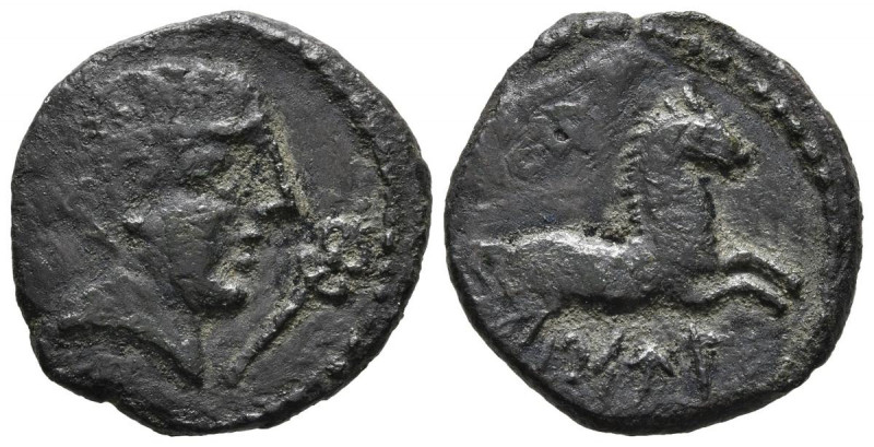 NUMIDIA, Salviana. Ae19. (Ae. 3,65g/19mm). Siglo II a.C. (SNG Copenhagen 746). A...