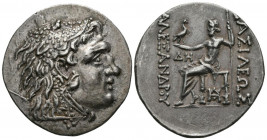 REYES DE MACEDONIA, Alejandro III el Grande. Tetradracma. (Ar. 16,41g/32mm). 336-323 a.C. Odessos. (Price 1179). Anv: Cabeza de Alejandro III el grand...