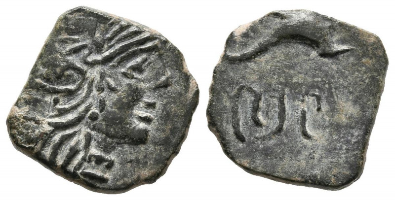 SEXI (Almuñécar, Granada). Cuadrante. (Ae. 2,02g/14mm). 200-20 a.C. (FAB-2244). ...