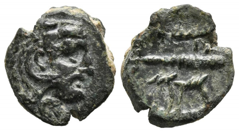 SEXI (Almuñécar, Granada). Cuadrante. (Ae. 1,62g/14mm). 200-20 a.C. (FAB no cita...