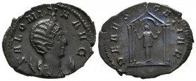 SALONINA. Antoniniano. (Ae. 2,75g/29mm). 257-260 d.C. Colonia Agrippinensis. (RIC 5). Anv: Busto diademado y drapeado de Salonina sobre creciente a de...