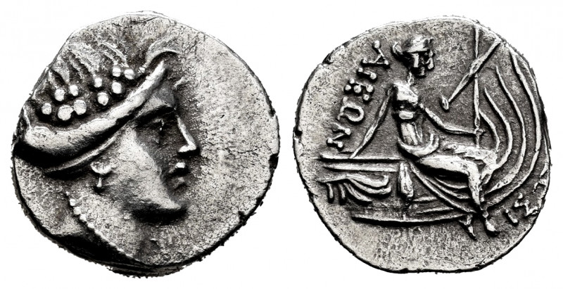 Euboia. Histiaia. Tetróbolo. 197-146 BC. (Sear-2497). (Cy-1999). Rev.: Nymph His...