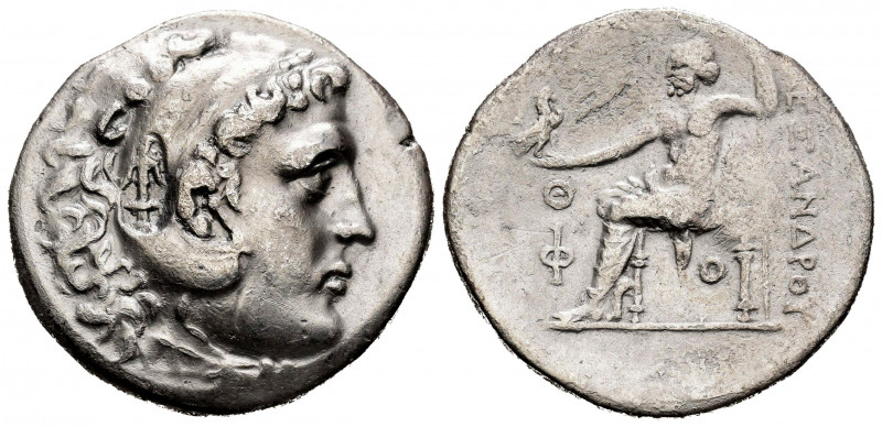 Licia. Phaselis. Tetradrachm. CY 119 = 199/8 BC. In the name and types of Alexan...