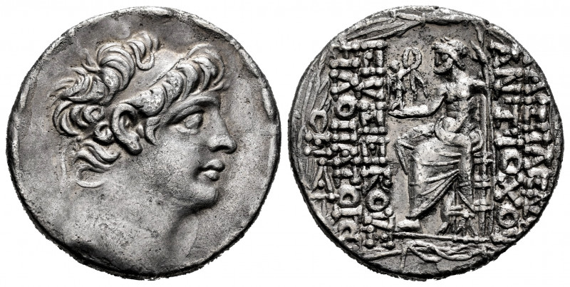 Seleukid Kingdom. Antiochos X Eusebes Philopator. Tetradrachm. 94-88 BC. Antioch...