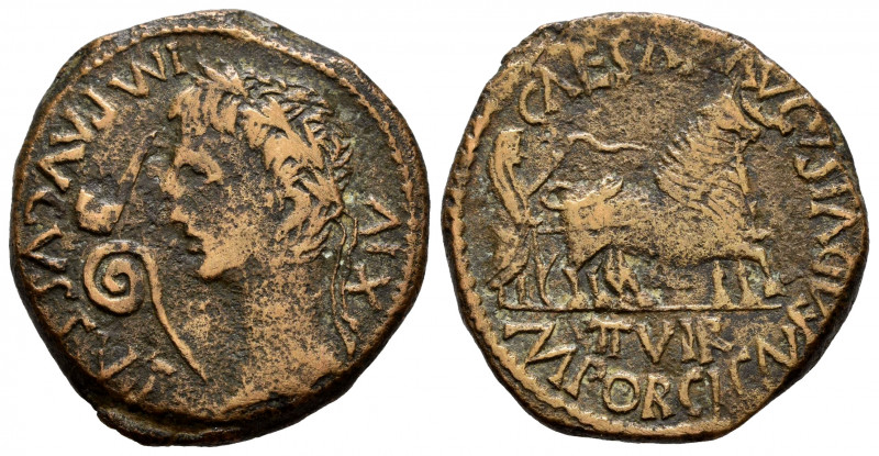 Caesaraugusta. Augustus period. Unit. 27 BC - 14 AD. Zaragoza. (Abh-324). (Acip-...