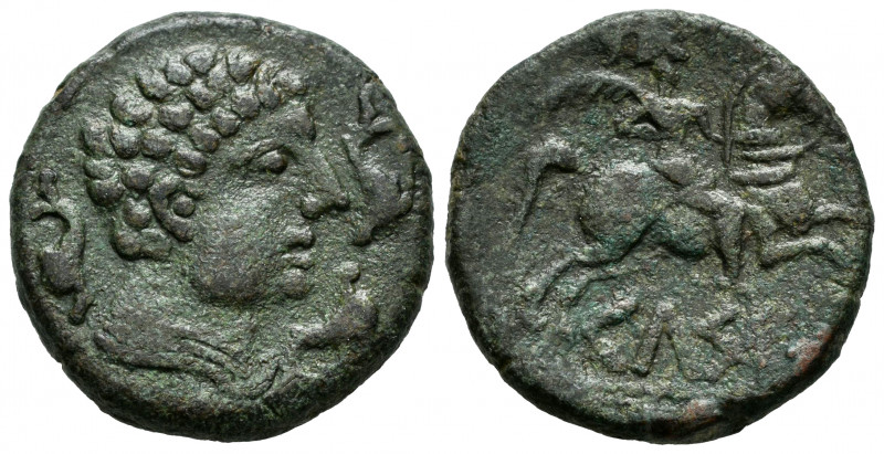 Kelse-Celsa. Unit. 120-50 BC. Velilla de Ebro (Zaragoza). (Abh-771). (Acip-1482)...