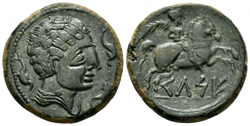 Kelse-Celsa. Unit. 120-50 BC. Velilla de Ebro (Zaragoza). (Abh-771). (Acip-1483)...