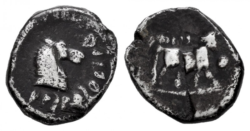 Arse-Saguntum. Hemidrachm. 300-200 BC. Sagunto (Valencia). (Abh-2041). (Acip-194...