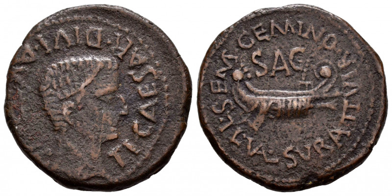 Arse-Saguntum. Time of Tiberius. Unit. 14-36 AD. Sagunto (Valencia). (Abh-2091)....