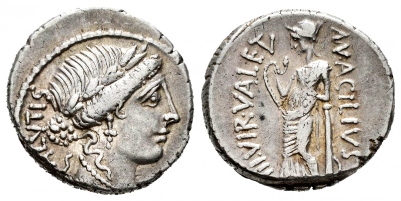 Acilius. Man. Acilius Glabrio. Denarius. 55 BC. Rome. (Ffc-96). (Craw-no cita). ...