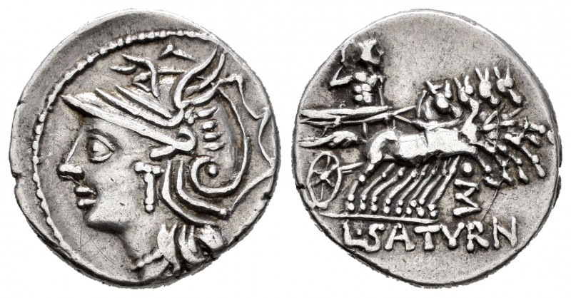Appuleius. Lucius Appuleius Saturninus. Denarius. 104 BC. Rome. (Ffc-161). (Craw...