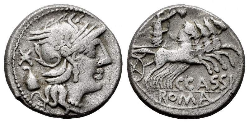 Cassius. C. Cassius. Denarius. 126 BC. Rome. (Ffc-554). (Craw-266/1). (Cal-408)....
