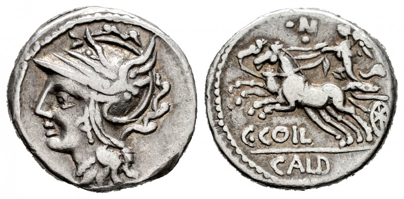 Coelius. C. Coelius Caldus. Denarius. 104 BC. Rome. (Ffc-574). (Craw-318/1a). (C...