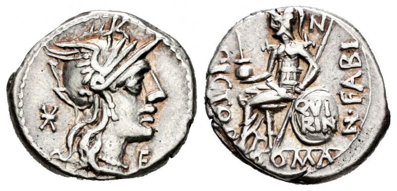 Fabius. Numerius Fabius Pictor. Denarius. 126 BC. Rome. (Ffc-695). (Craw-268/1b)...