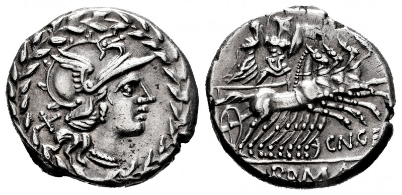 Gellius. Cnaeus Gellius. Denarius. 138 BC. Rome. (Ffc-740). (Craw-232). (Cal-610...