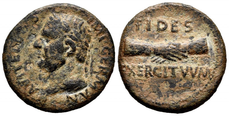 Tarraco. Unit. 69 AD. Tarraco. (Acip-4251a). (Spink-2217). Rev.: FIDES EXERCITVM...