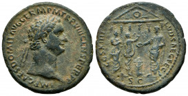 Domitian. Unit. 14th September - 31th December 88 AD. Rome. (Ric-623). (C-85). (Bmcre-434). Anv.: IMP CAES DOMIT AVG GERM P M TR P VIII CENS PER P P, ...