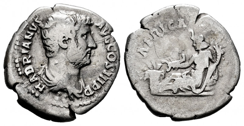 Hadrian. Denarius. 130-133 AD. Rome. (Ric-299). (Bmc-821). Anv.: HADRIANVS AVG C...