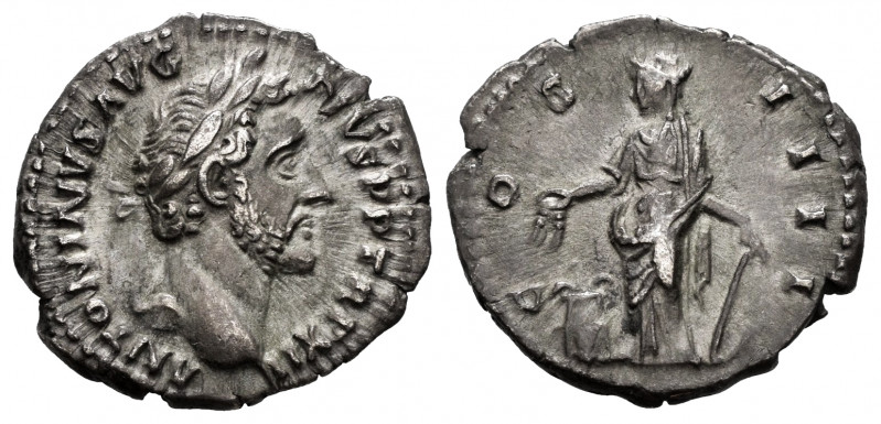 Antoninus Pius. Denarius. 148-149 AD. Rome. (Ric-175). (Bmcre-657). (Rsc-284). A...